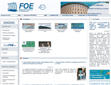 Tablet Screenshot of foe.es